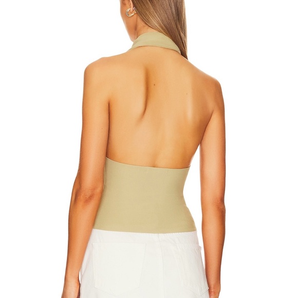 NWOT WeWoreWhat Halter Top in Oat Size Small - Picture 7 of 7